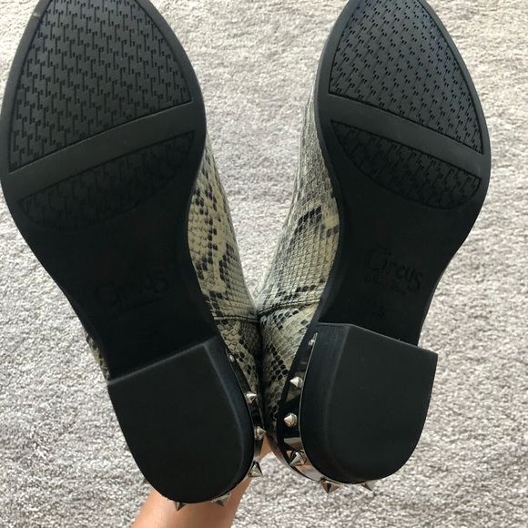 Sam Edelman Circus python print booties sz 7.5 - Picture 6 of 7